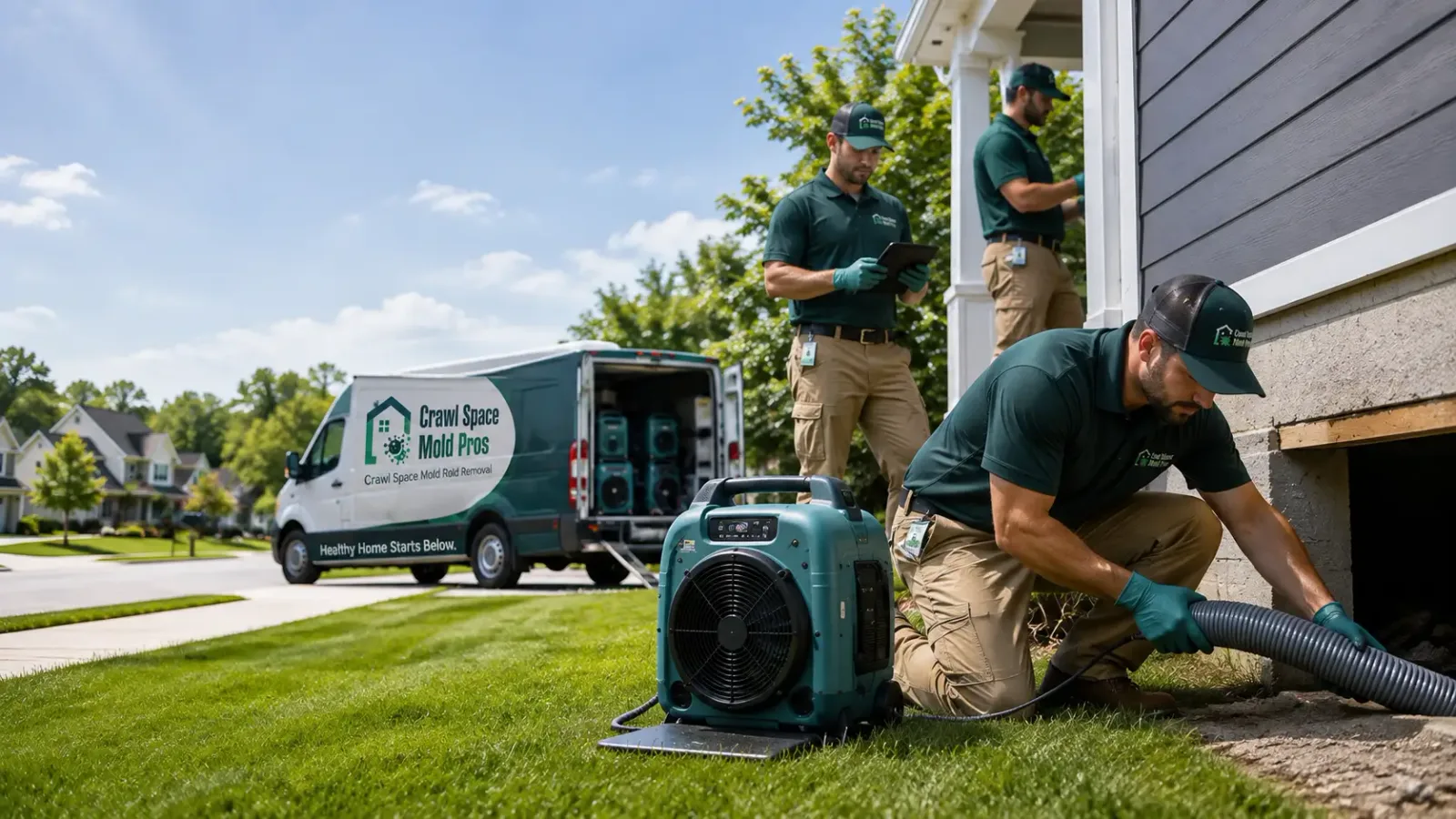 Crawl Space Mold Removal in Valier, IL